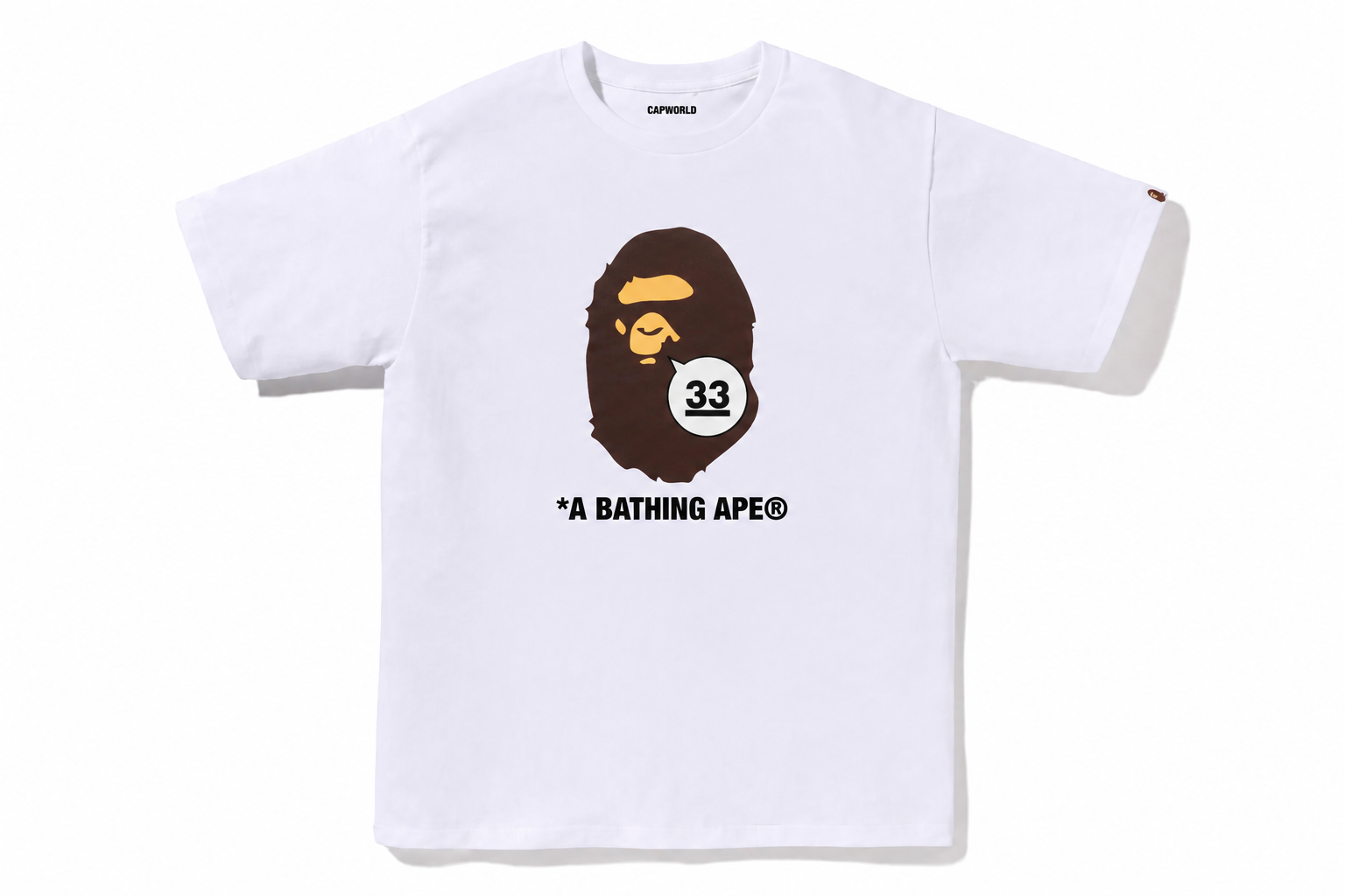Ape 33 Streetwear Tee – White Edition